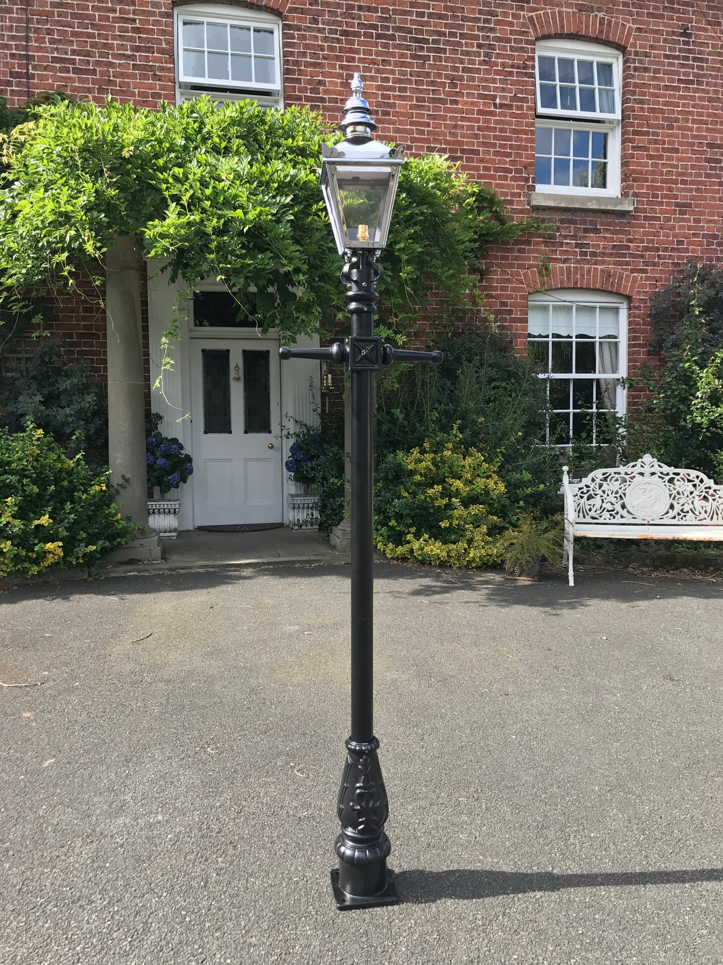 Polished Chrome 'Kensington' Lamp Post - 2.25m