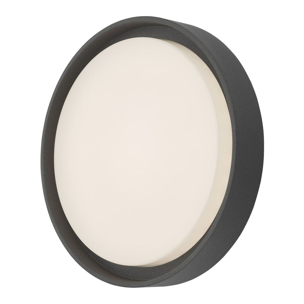 The round flush fit light on a white background