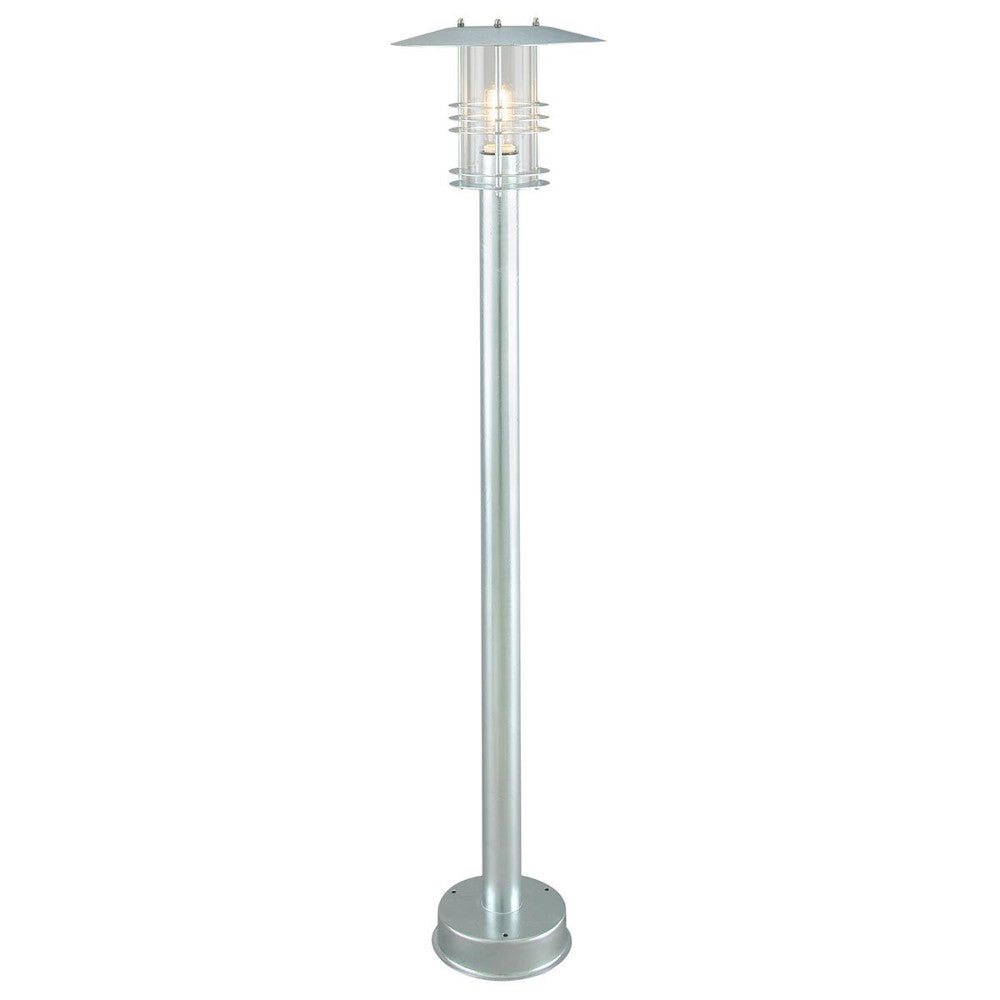 'Lambton' Galvanised Modern Tall Pillar 