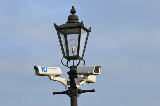 Lamp Post Bullet Camera Pole 3.25