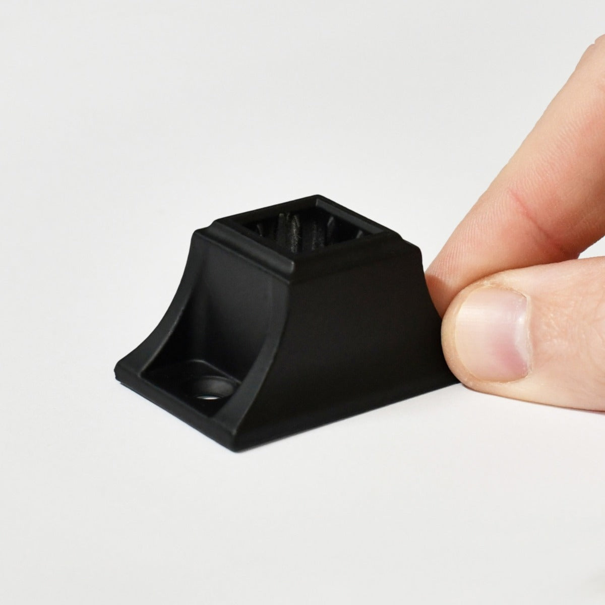 Scale Shot of Metal Landing Bracket for Stair Spindle