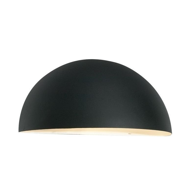 Large Crescent Shaped Steel Wall Light