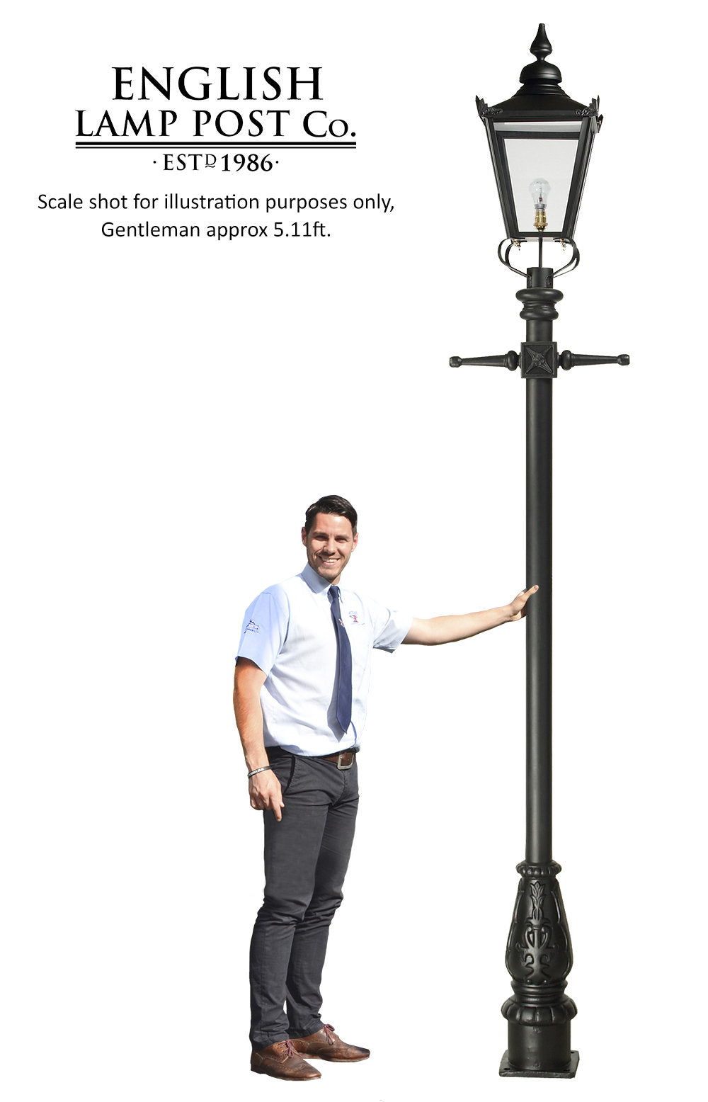 'The Hannington' Victorian Lamp Post - 3.25m