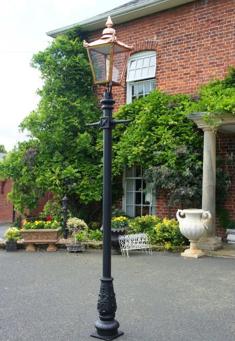 Large Victorian Copper Lamp Post – English Lamp Posts