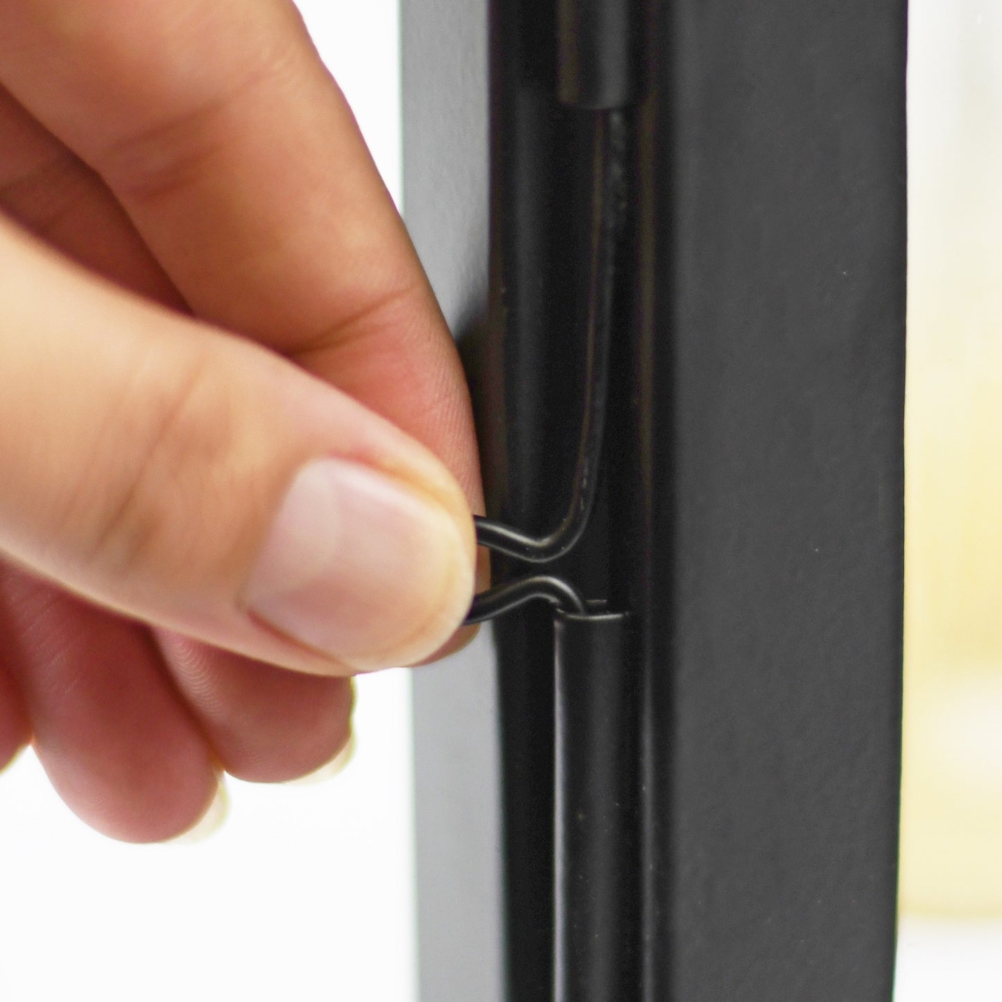 Large Black Contemporary Top Fix Wall Lantern