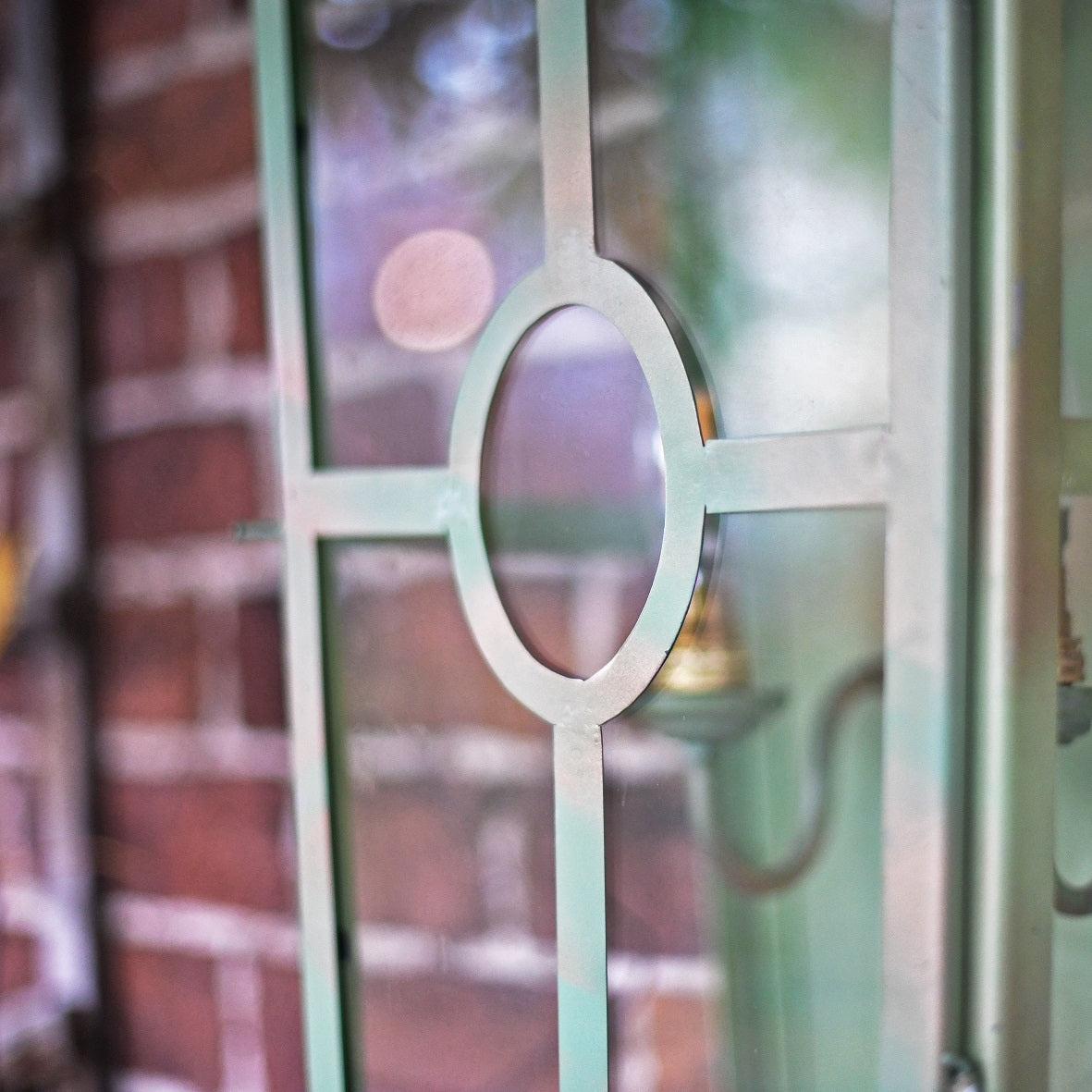 Large Verdigris Green Classic Wall Lantern