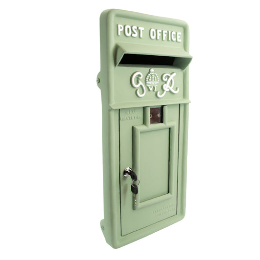 Lime Green King George Period Post Box Face Plate