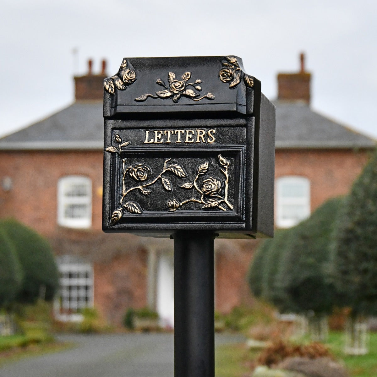 View of Finschester Letter Box on Stand 