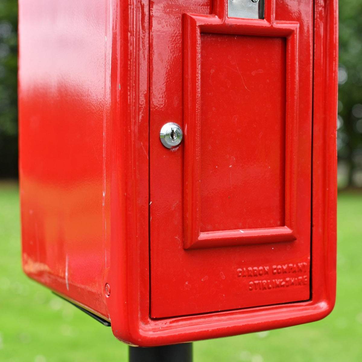 Close up of lockable door 