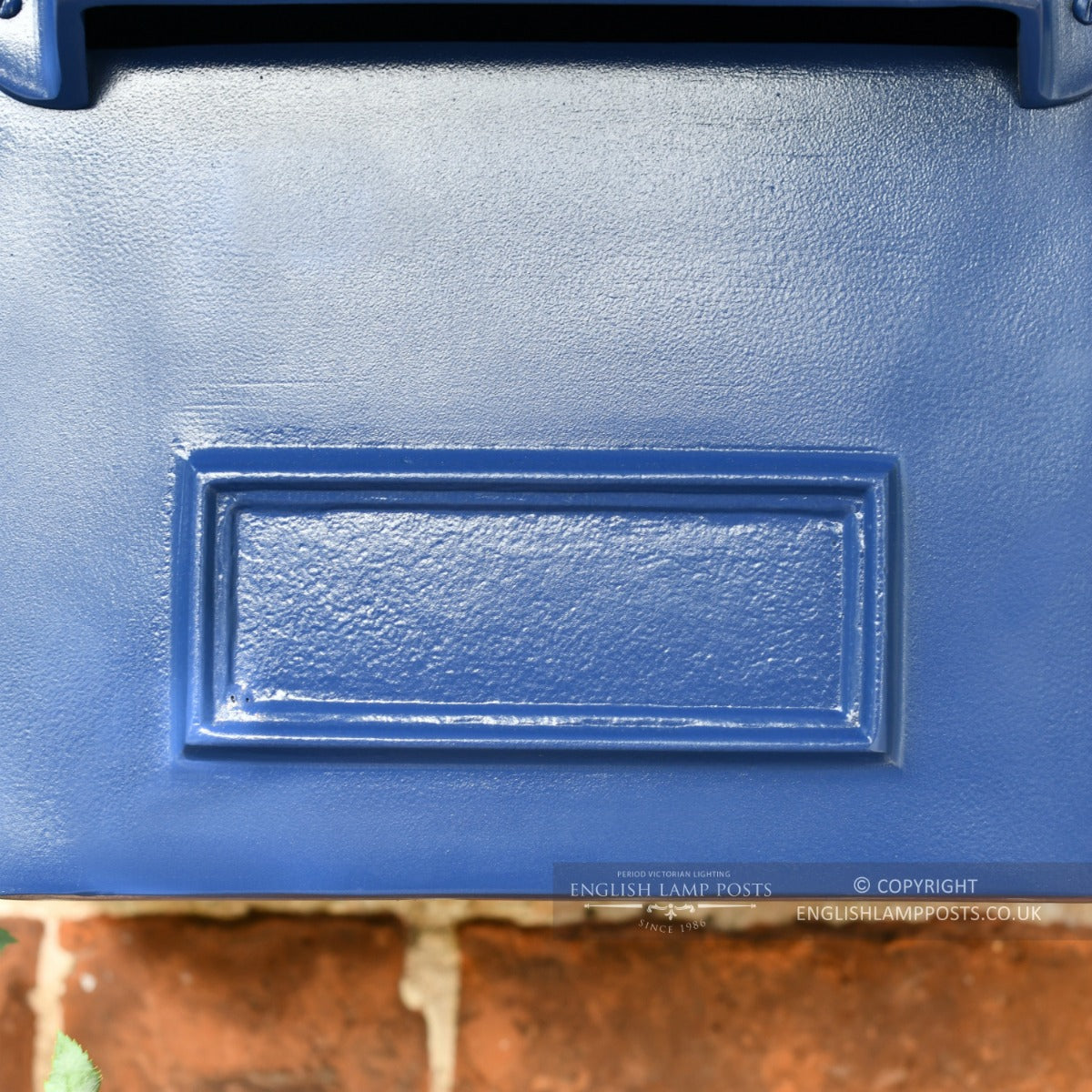 Royal Blue Cambourne Secure Parcel Box Wall Mount