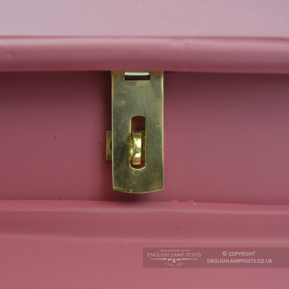 Lockable brass hatch 