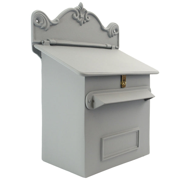 Light Grey 'Cambourne' Secure Parcel Box Wall Mount
