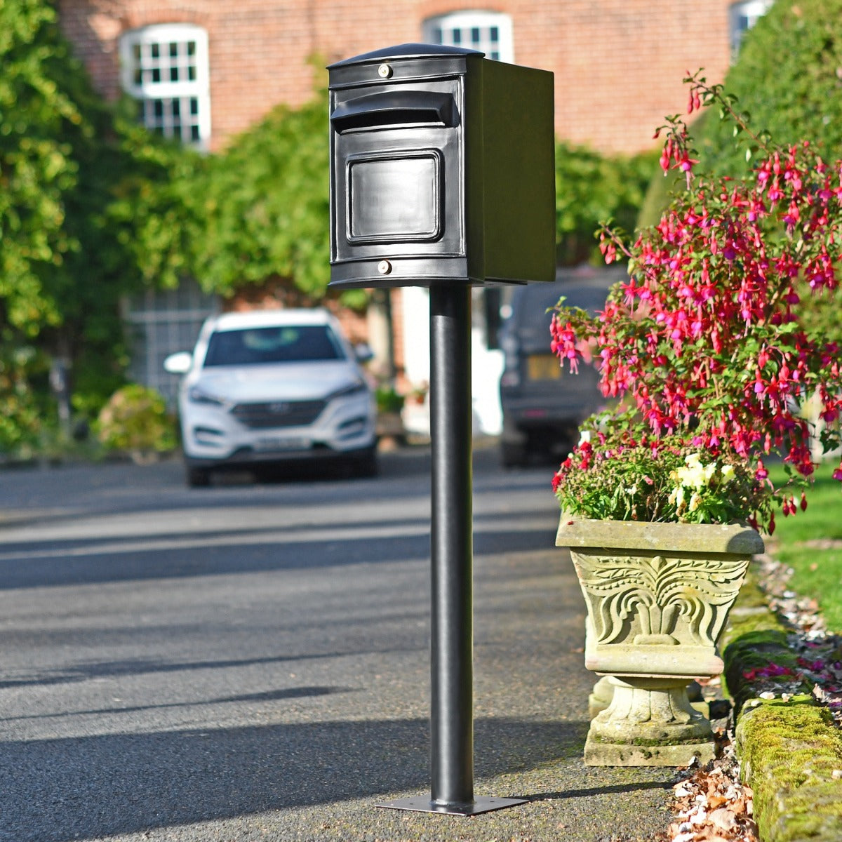 The Rear Opening Stafford Post Box & Stand 