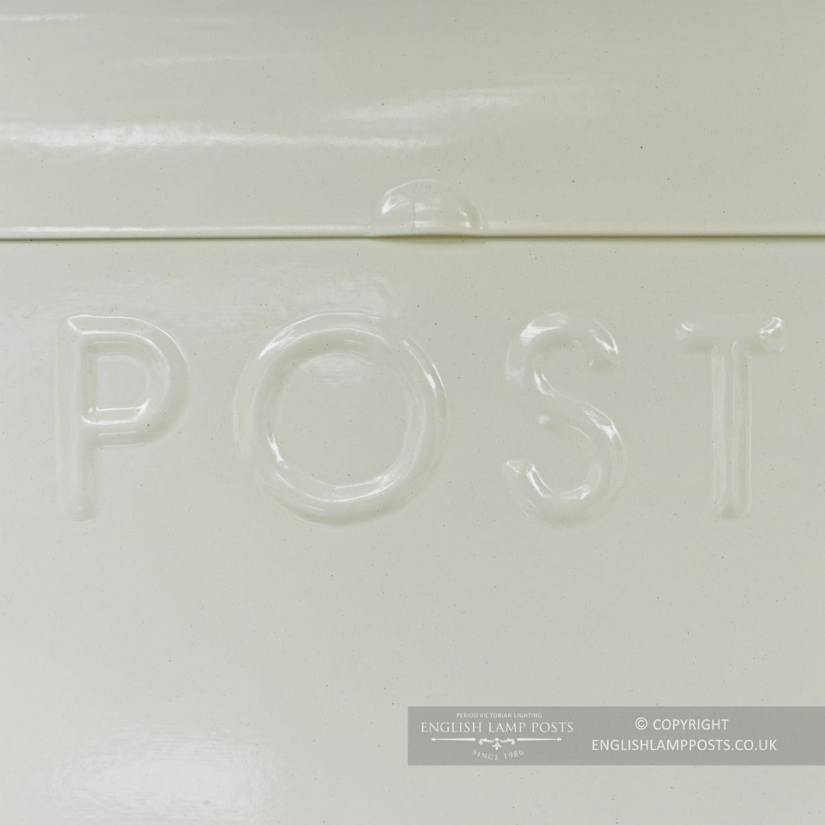 French Cream Contemporary Wall Mounted Post & Parcel Box