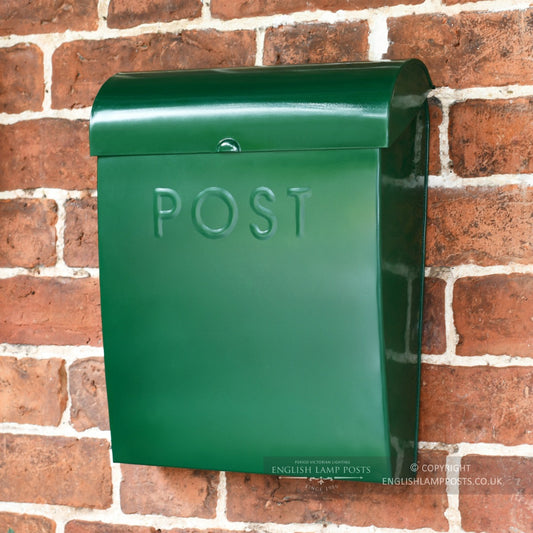 Fern Green Contemporary Wall Mounted Post & Parcel Box