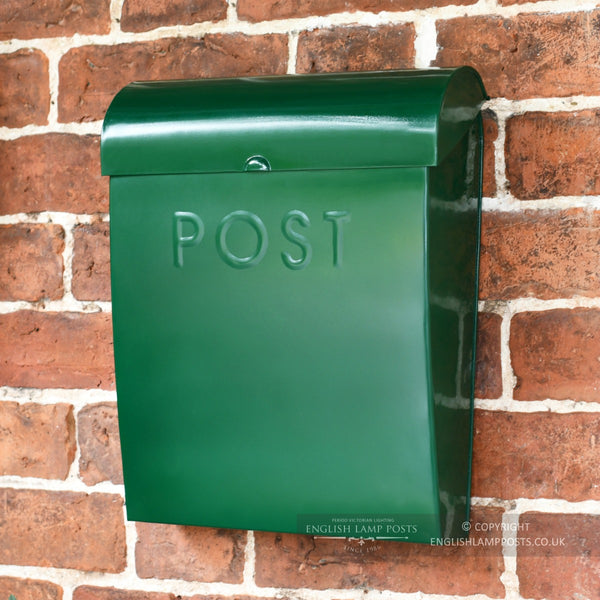 Fern Green Contemporary Wall Mounted Post & Parcel Box