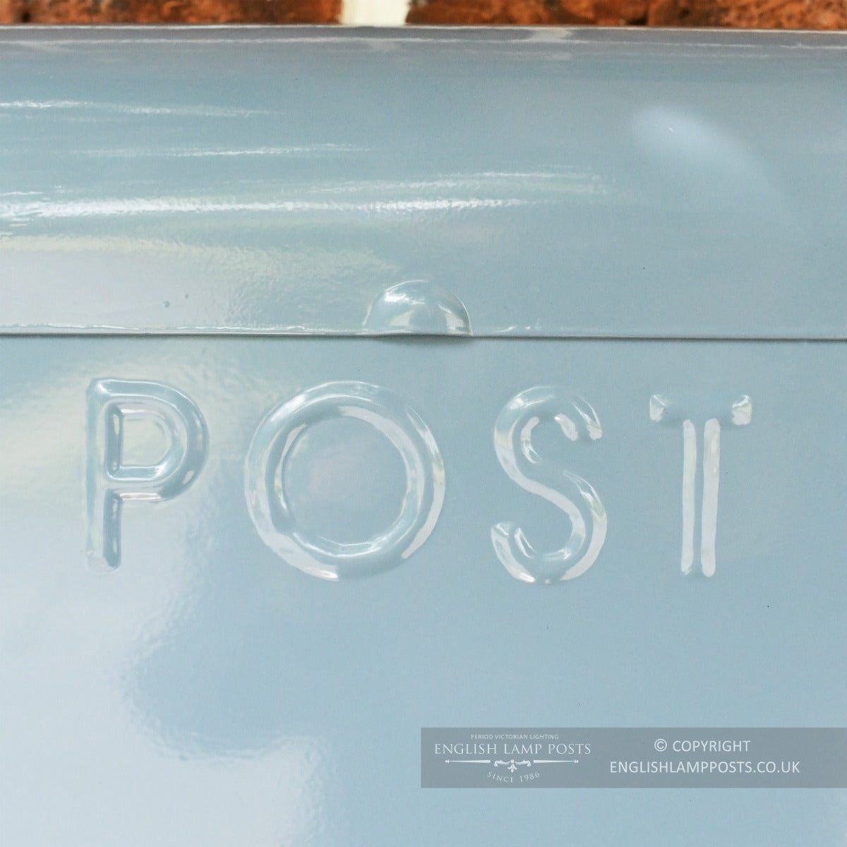 Pale Grey Contemporary Wall Mounted Post & Parcel Box