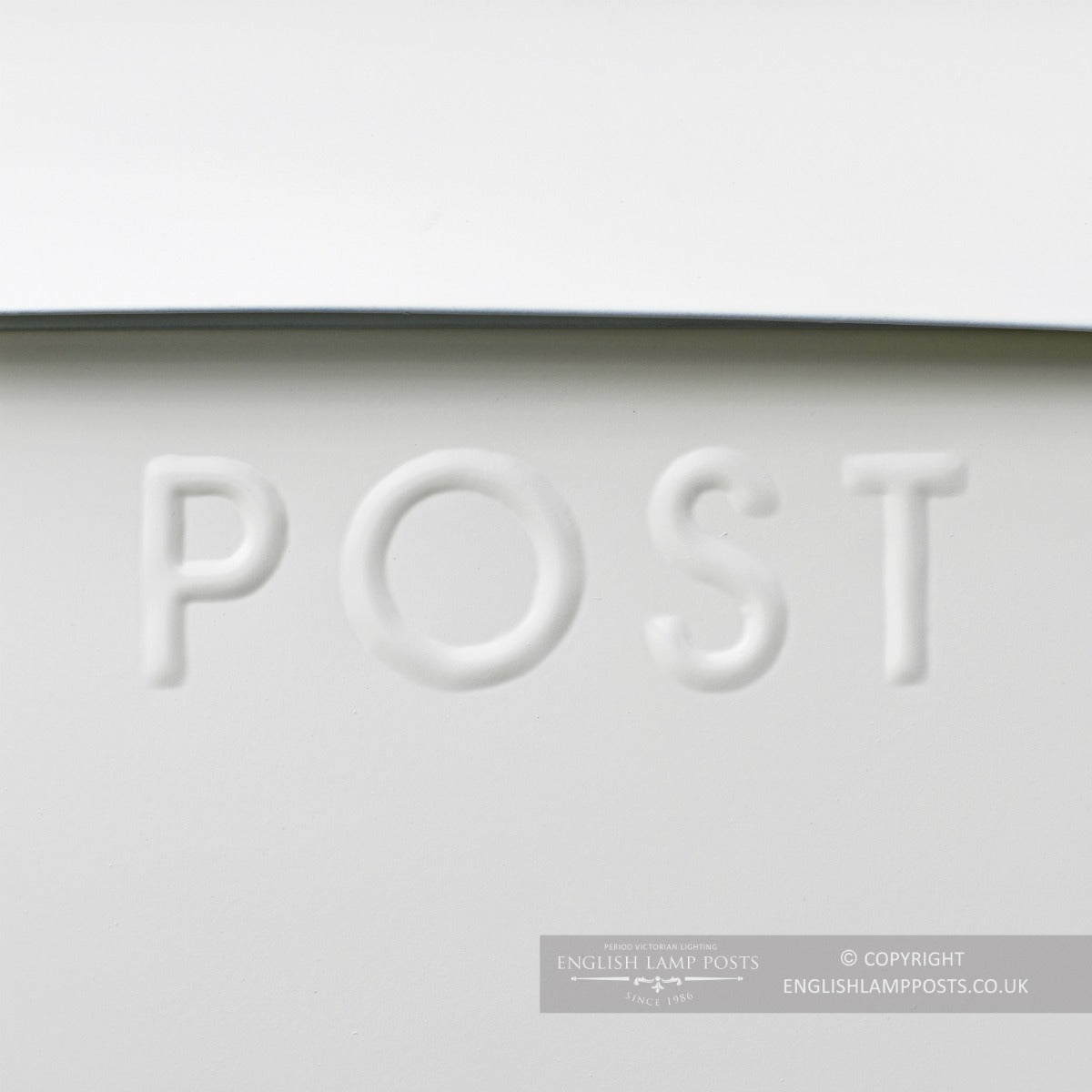 The Cream Lockable 'Montcour' Modern Post Box