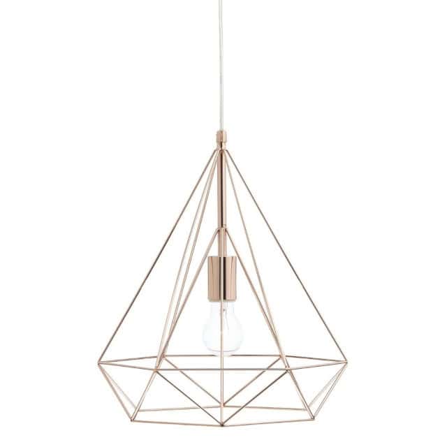 'Leche' Modern Diamond Pendant Light - thumbnail