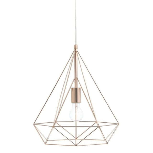 'Leche' Modern Diamond Pendant Light - thumbnail