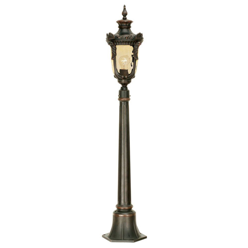 'Leeson' Ornate Bronze Pillar Light