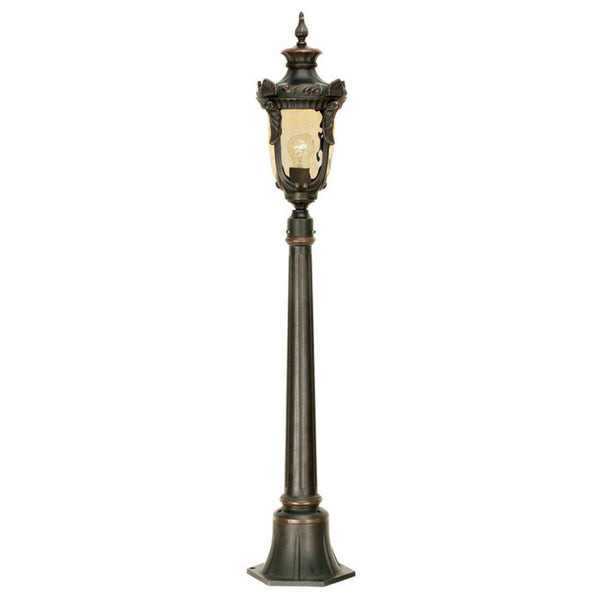 'Leeson' Ornate Bronze Pillar Light