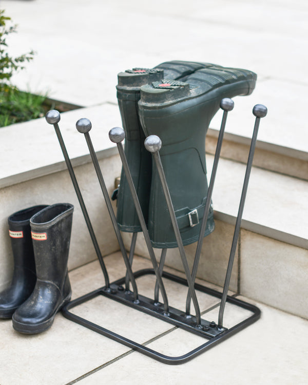 'Lews' Black Four Pair Welly Rack