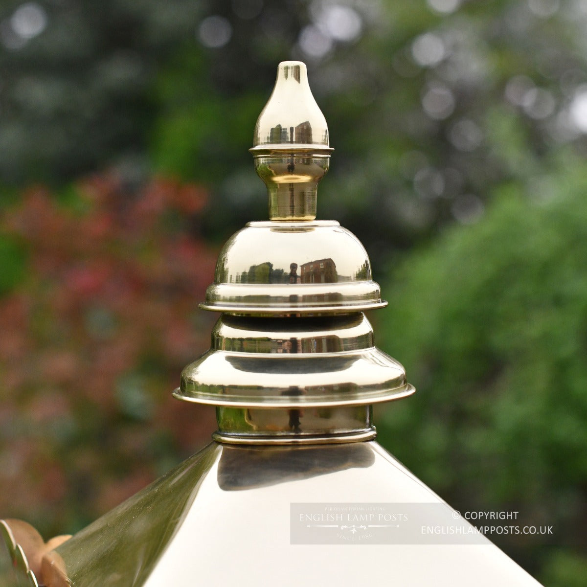 Brass Miniature Victorian Lamp Post Set 1.5m