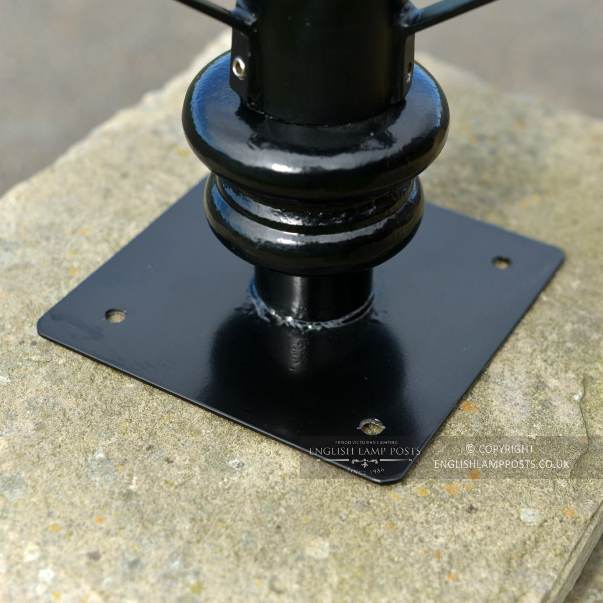 Black Hexagon Entrance Light Set Base