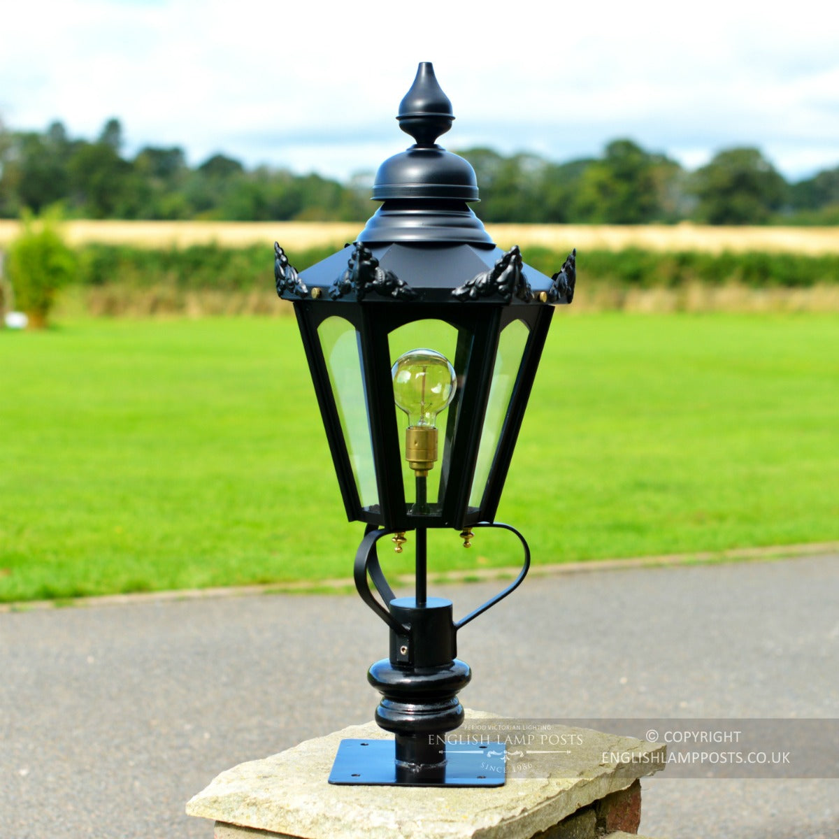 Black Hexagon Entrance Light Set