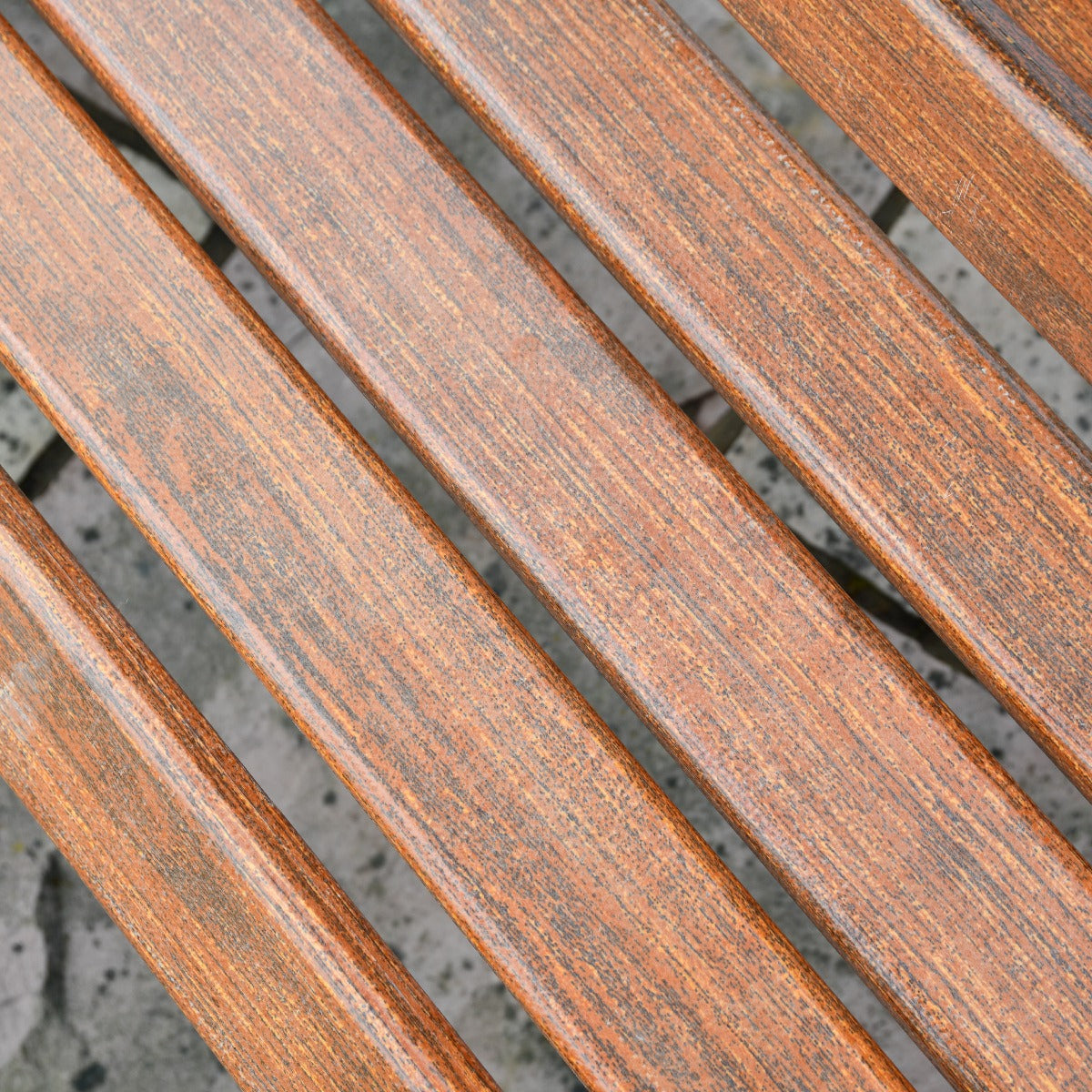 Cast Iron and Wooden Slat Giraffe Garden Bench