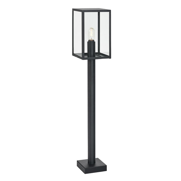 'Reine' Modern Steel Bollard Light - 105cm