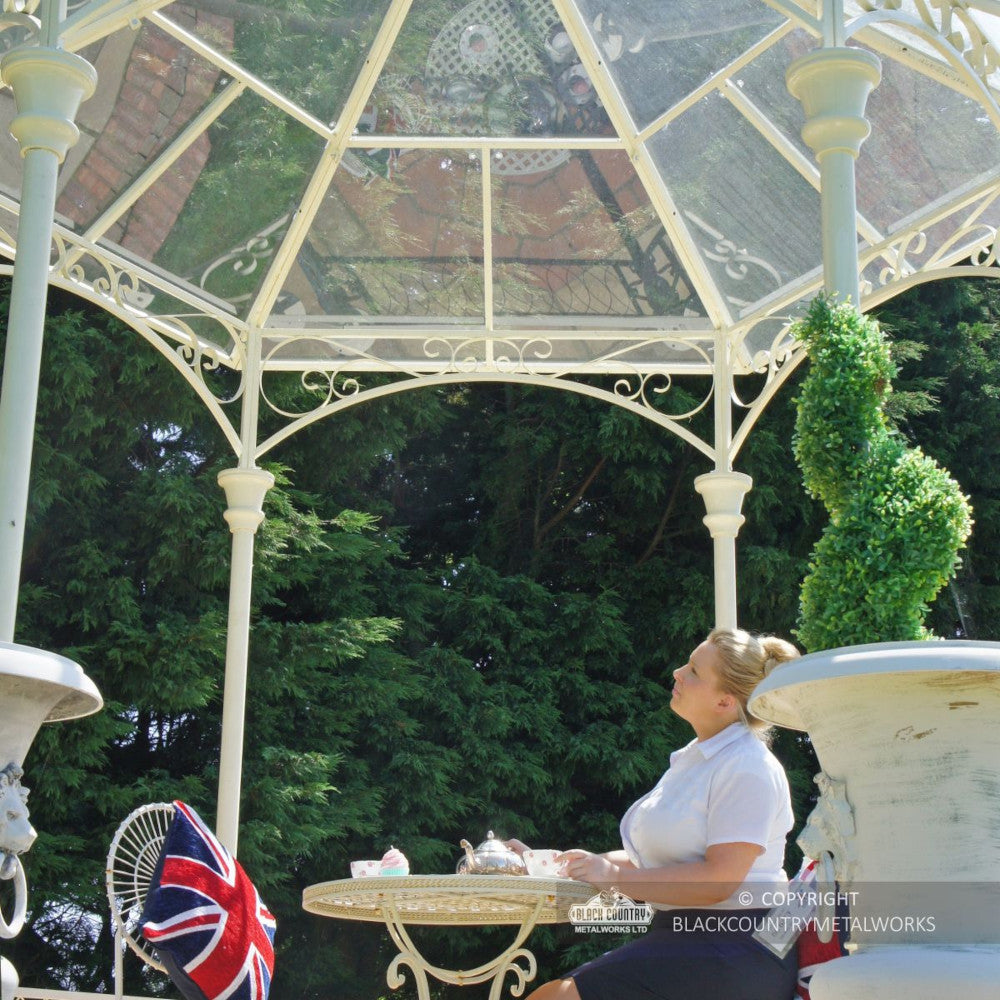 life size scale of the 'Longleat' Ornate Gazebo 