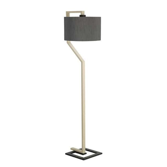 'Lydney' Grey Floor Lamp - thumbnail