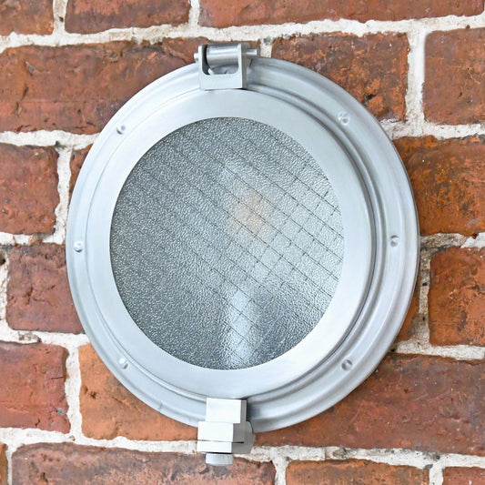 Matte Silver Modern Bulk Head Style Wall Light