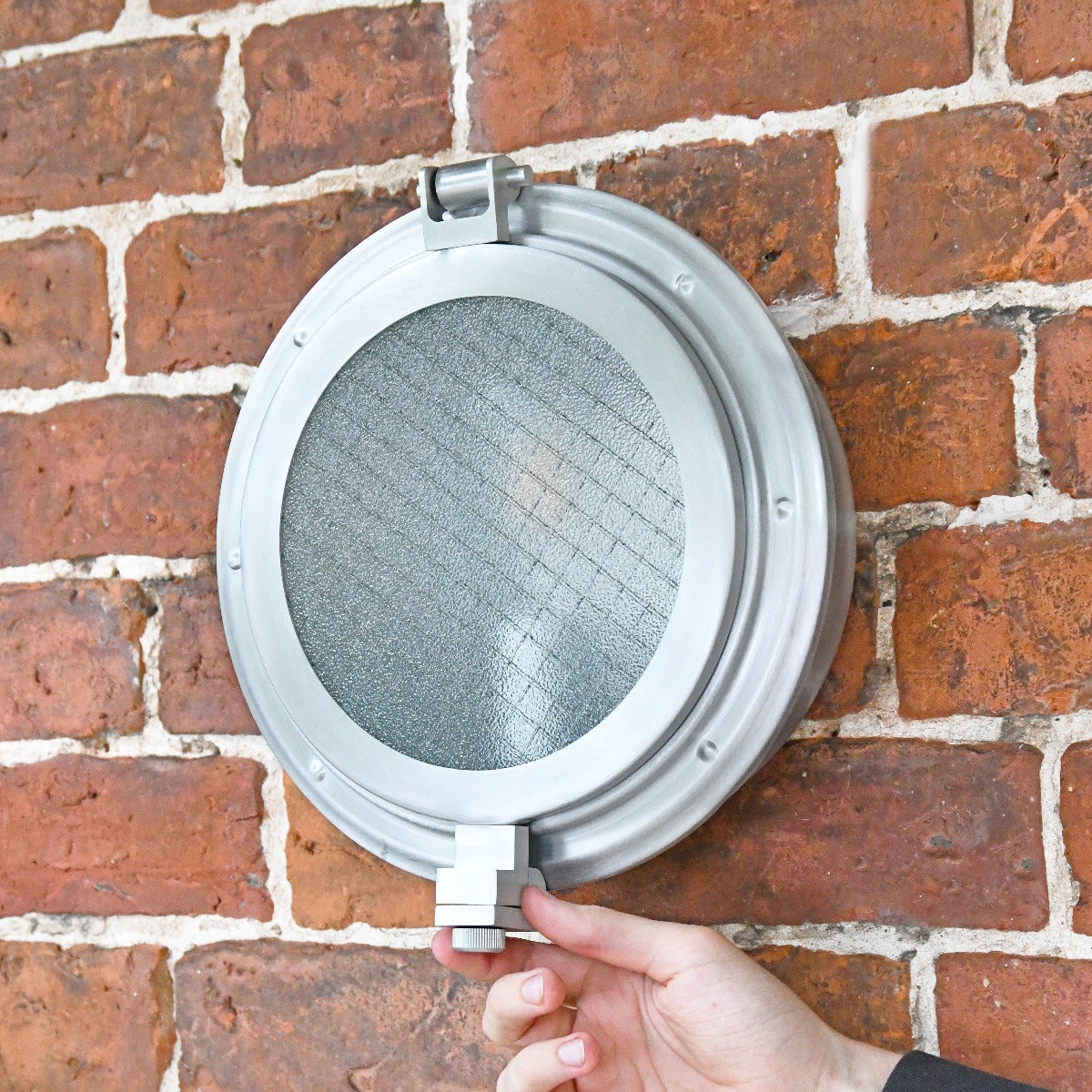 Matte Silver Modern Bulk Head Style Wall Light