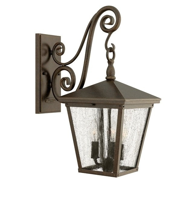 Antique Bronze Victorian Coach Lantern Wall Light