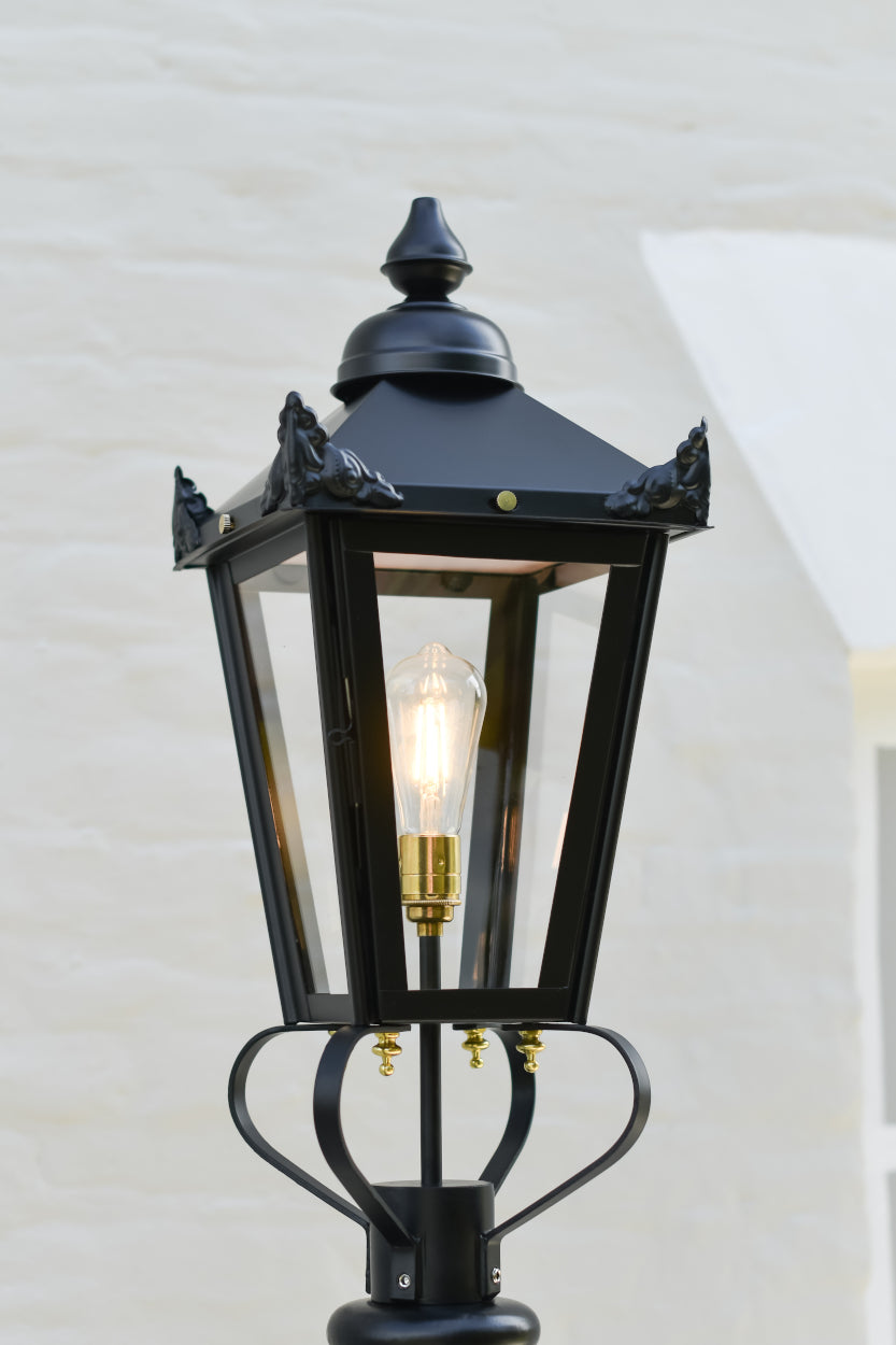 70cm Black Victorian Lantern