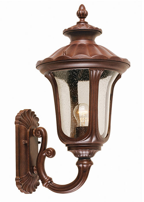 Rustic Bronze Baroque Wall Lantern