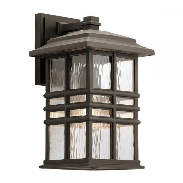 The Large 'Combley' Bronze Square Hanging Wall Light
