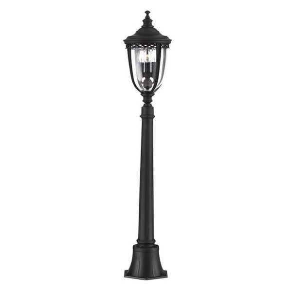 'Melbury' Traditional Black Pillar Light