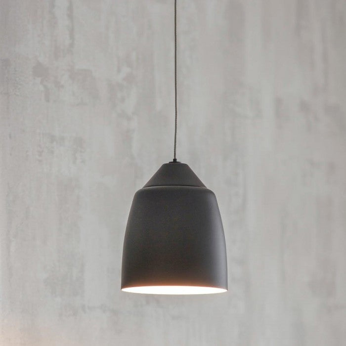 Modern Black Hanging Pendant Light By Garden Trading
