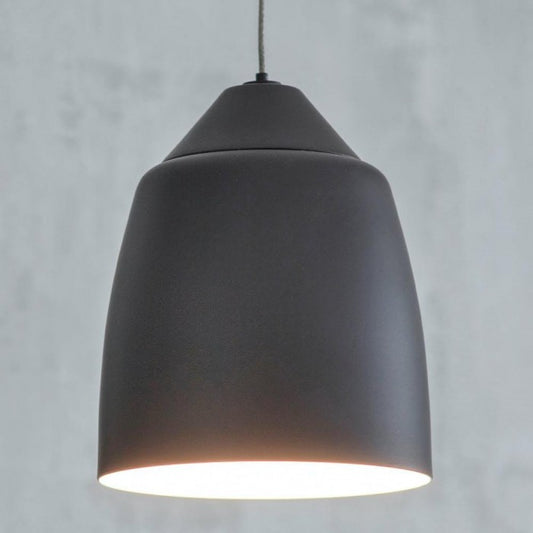 Modern Black Hanging Pendant Light By Garden Trading