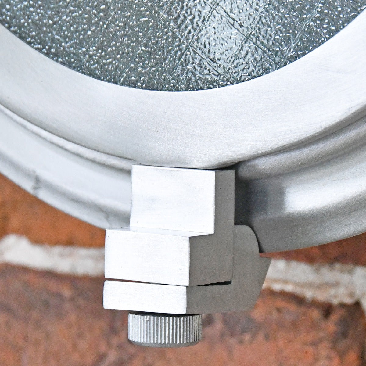 Matte Silver Modern Bulk Head Style Wall Light