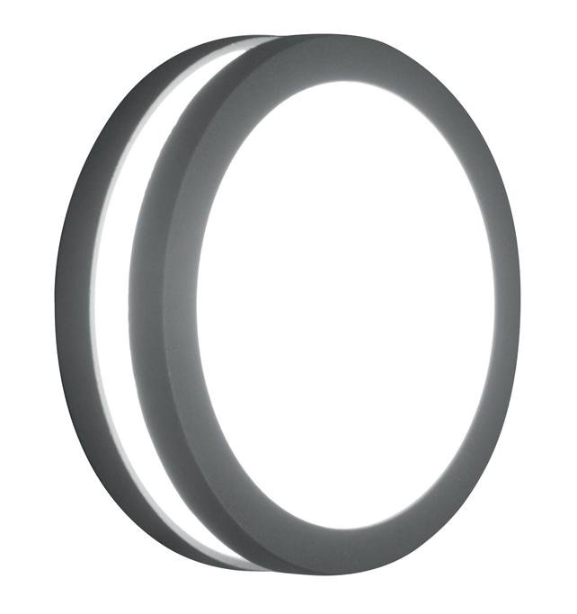 Modern Circular Garden Steps Wall Light