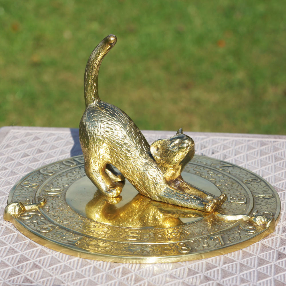 Modern garden sundial