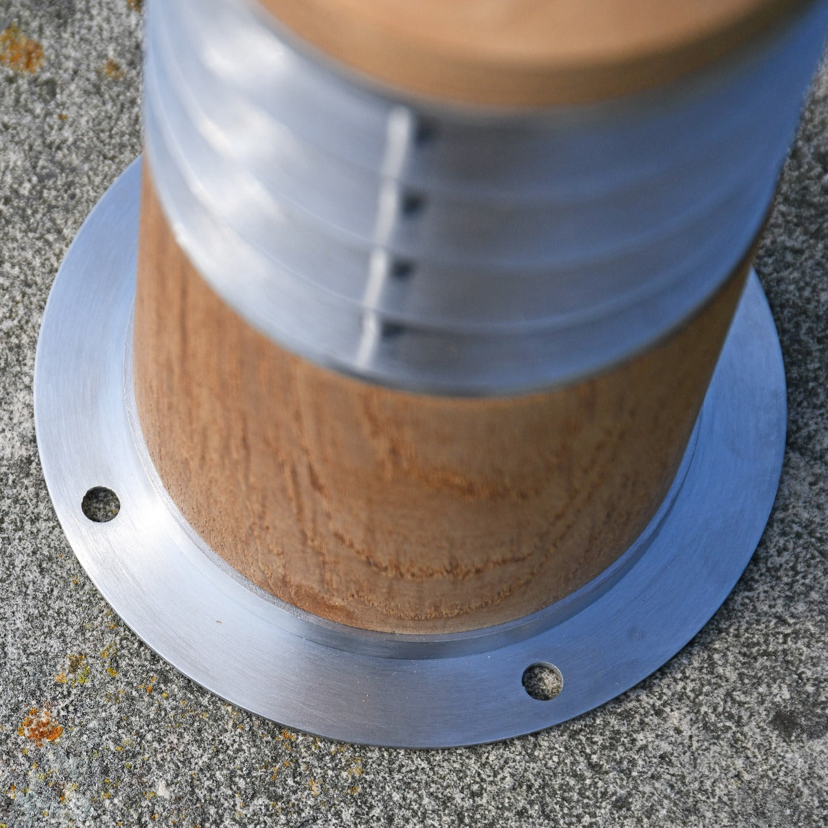 Modern Low Level Driveway Lighting Bollard Base