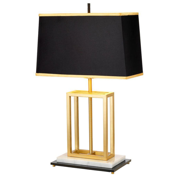 Modern 'Moyns' Brass Table Lamp