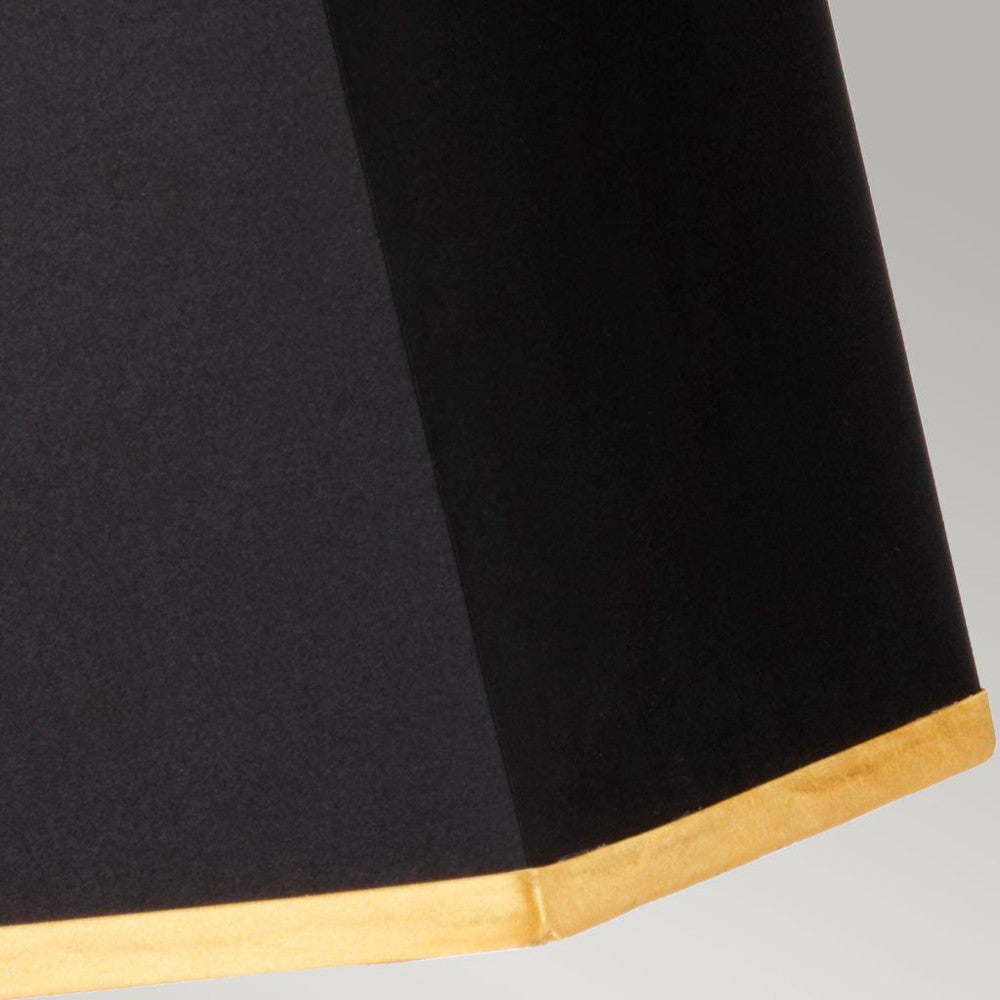Black silk shade