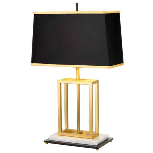 Modern 'Moyns' Brass Table Lamp - thumbnail